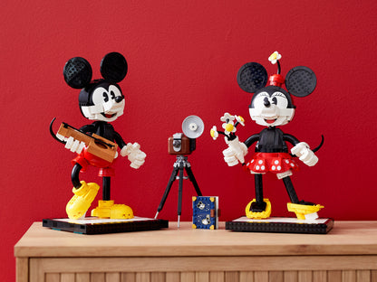 Mickey Mouse and Minnie Mouse