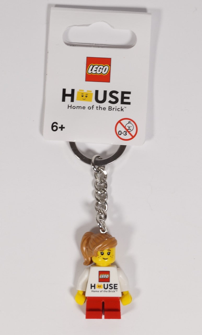 LEGO House Girl Key Chain